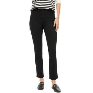 J Crew Factory Black Petite Essential Straight Jean All Day Stretch Women Sz P27